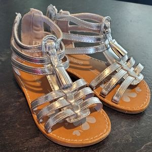 Toddler Girls Summer Metallic Sandals